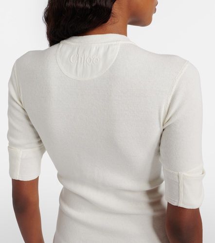 Chloé Abito chemisier in jersey di cotone - Chloe - Modalova