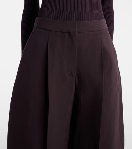 Alaïa Pantaloni barrel in popeline - Alaia - Modalova
