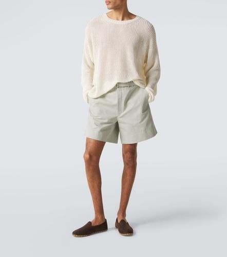 Stòffa Shorts in cotone e lino con cintura - Stoffa - Modalova