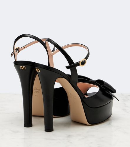 Sandalias con plataforma Bowow de piel - Valentino Garavani - Modalova