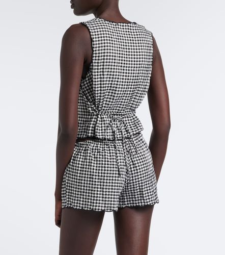 Montce Gingham scalloped vest - Montce - Modalova