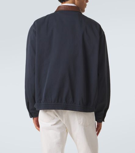 Prada Blouson aus Canvas mit Leder - Prada - Modalova