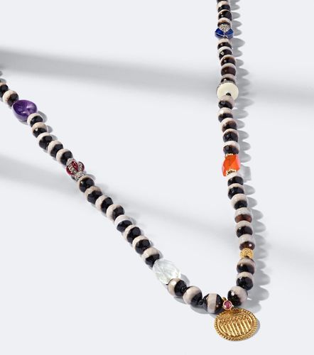 Collana con perline e pietre preziose - Ileana Makri - Modalova