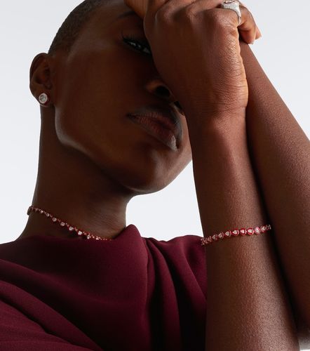 Bracciale Candy Crush in rosa 18kt e smalto con diamanti - Kamyen - Modalova