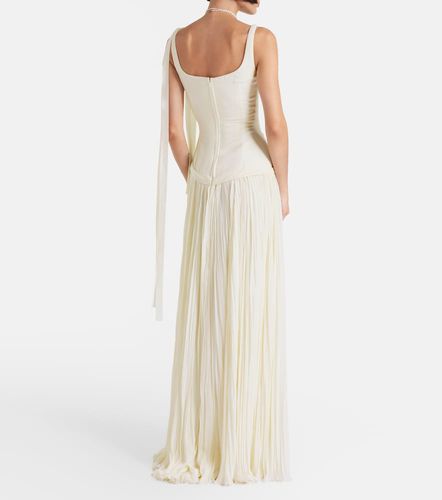 Sposa – Abito lungo in crêpe e chiffon - Marmar Halim - Modalova