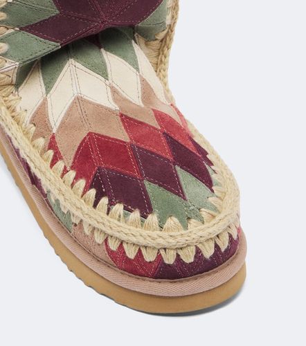 Stivaletti in suede con shearling - Mou - Modalova