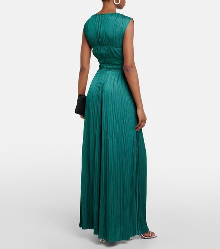Delia pleated satin gown - Ulla Johnson - Modalova