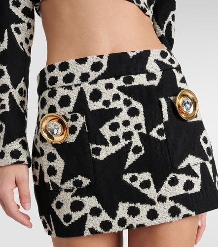 Area Embellished jacquard miniskirt - Area - Modalova