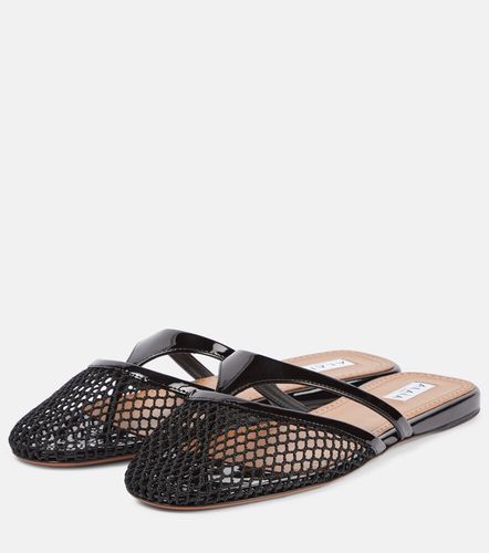 Alaïa Slippers Infradito mit Lackleder - Alaia - Modalova