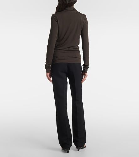 Toteme Top de jersey drapeado - Toteme - Modalova