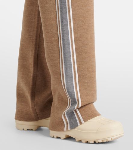 Benada striped wool-blend straight pants - Fusalp - Modalova