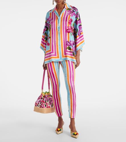 Printed silk-blend shirt - Dolce&Gabbana - Modalova
