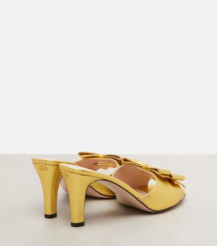 Mules Bowow 75 de piel metalizada - Valentino Garavani - Modalova