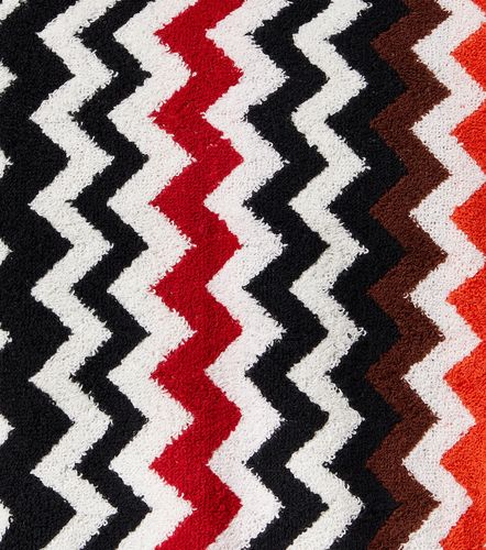 Bata Best de rizo de algodón en zigzag con capucha - Missoni - Modalova