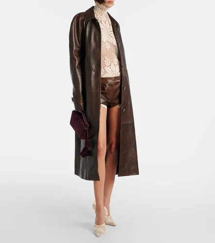 Magda Butrym Crochet leather shorts - Magda Butrym - Modalova