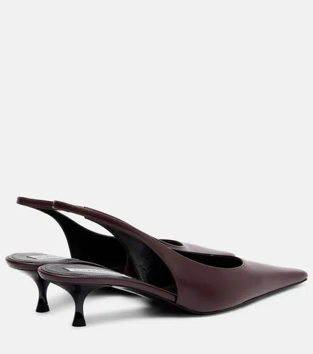 Leather slingback pumps - Victoria Beckham - Modalova