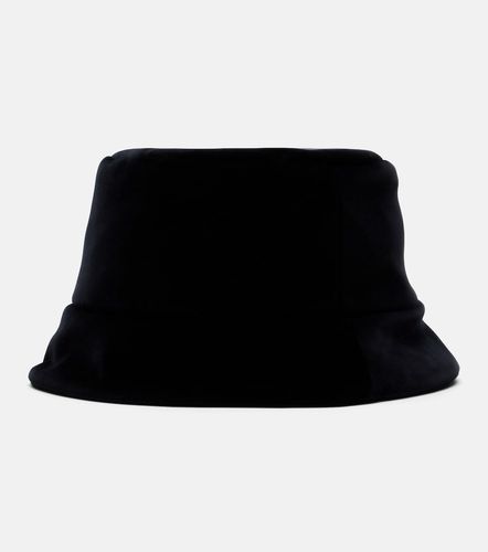 Cappello da pescatore in velluto di cotone con logo - Prada - Modalova