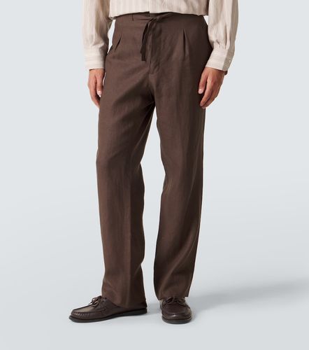 Stòffa Pantaloni regular in lino - Stoffa - Modalova
