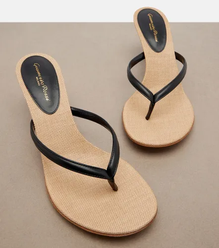 Calypso leather thong sandals - Gianvito Rossi - Modalova