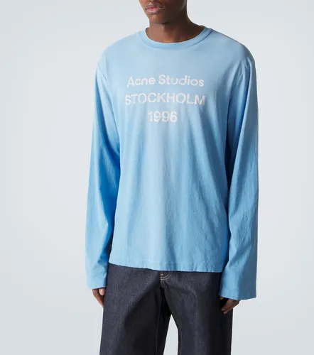 Camiseta de jersey de mezcla de algodón - Acne Studios - Modalova