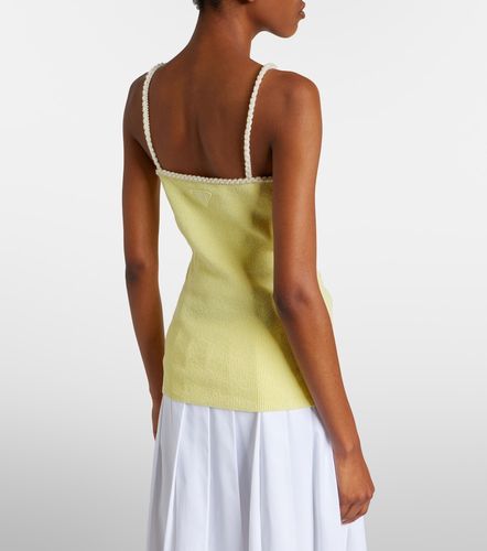 Prada Verziertes Top aus Bouclé - Prada - Modalova