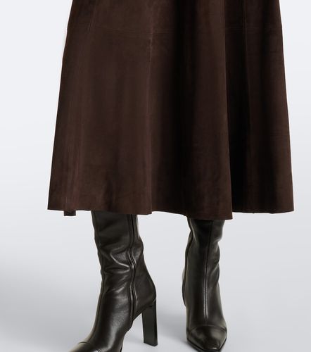 Gonna midi Garnier in suede - Nour Hammour - Modalova