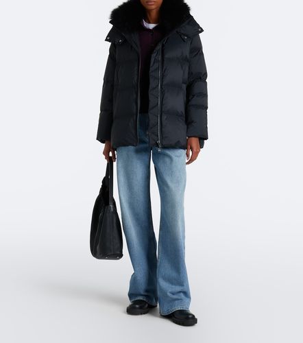 Hooded padded down jacket - Yves Salomon - Modalova