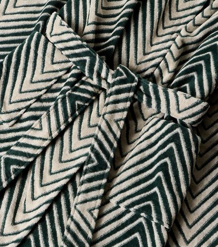 Bata de baño Ziggy de rizo de algodón - Missoni - Modalova