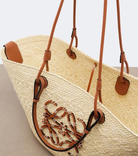 Tote Bag Anagram Medium mit Leder - Loewe - Modalova