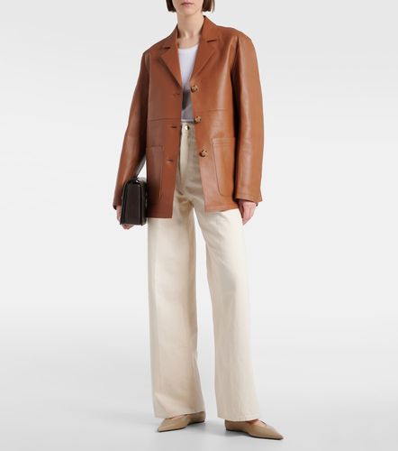 Jeans a gamba larga e vita alta - Toteme - Modalova
