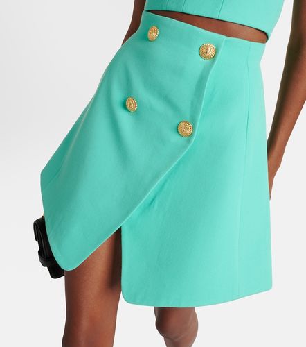 Balmain High-rise wool miniskirt - Balmain - Modalova