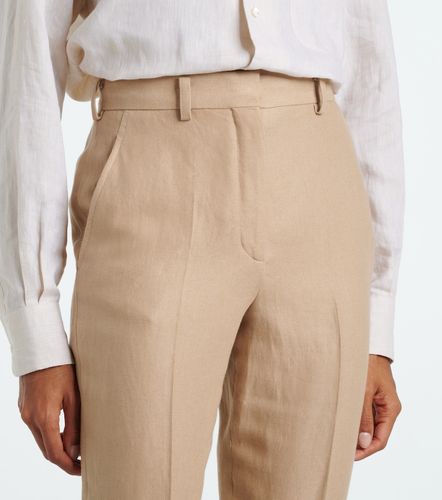 Neo Derk linen crepe straight pants - Loro Piana - Modalova