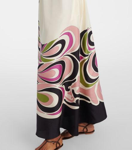 Abito lungo Roy in twill di seta - La DoubleJ - Modalova