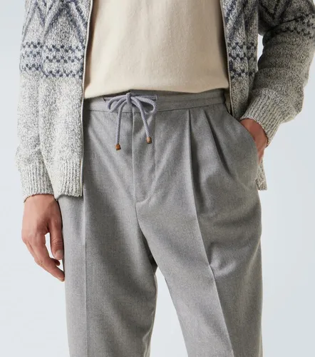 Gerade Hose aus Schurwolle - Brunello Cucinelli - Modalova