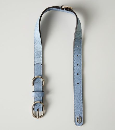 Collar para perro con piel y GG - Gucci - Modalova