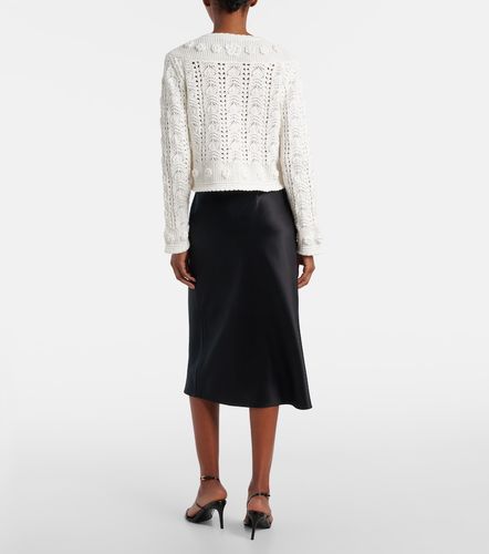 Rixo Kyra open-knit cotton cardigan - Rixo - Modalova