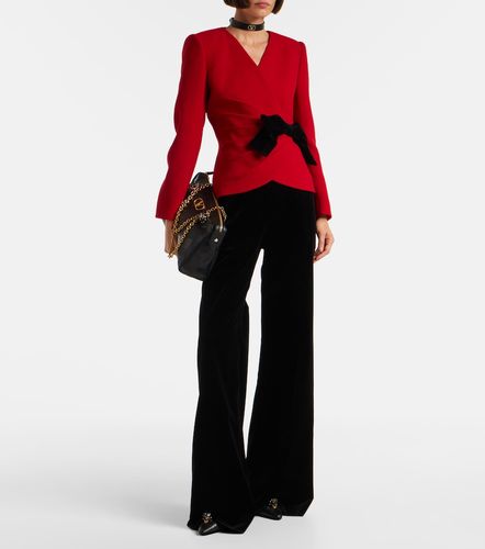 Pantalones anchos de terciopelo de algodón - Valentino - Modalova