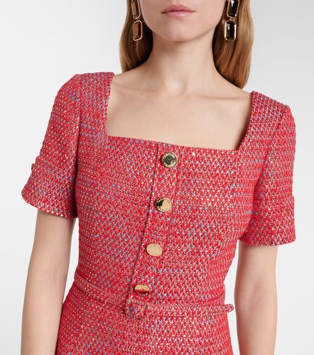Midikleid aus Tweed - Carolina Herrera - Modalova