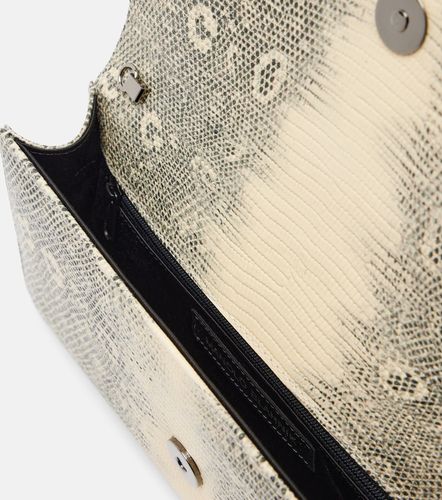 Maygot snake-effect leather clutch - Manolo Blahnik - Modalova