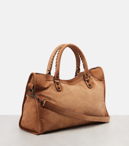 Le City Medium suede tote bag - Balenciaga - Modalova