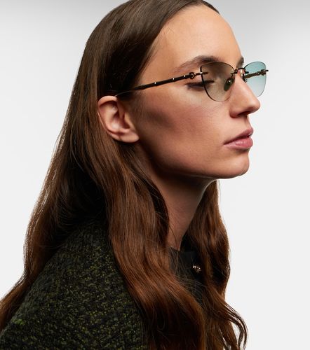 Occhiali da sole cat-eye Bamboo - Gucci - Modalova