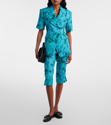 Ganni Printed capri pants - Ganni - Modalova