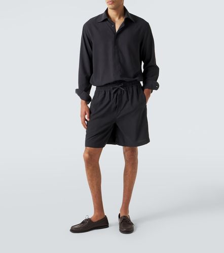 Saman Amel Henri silk shorts - Saman Amel - Modalova