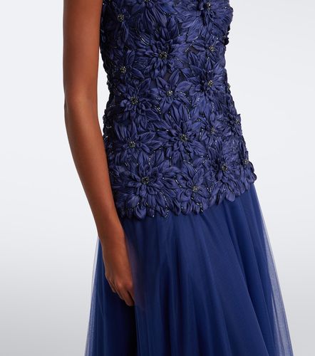 Vestido bustier Gisella de tul y satén - Costarellos - Modalova