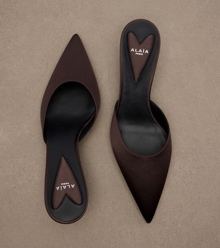 Alaia Le Coeur satin mules - Alaia - Modalova