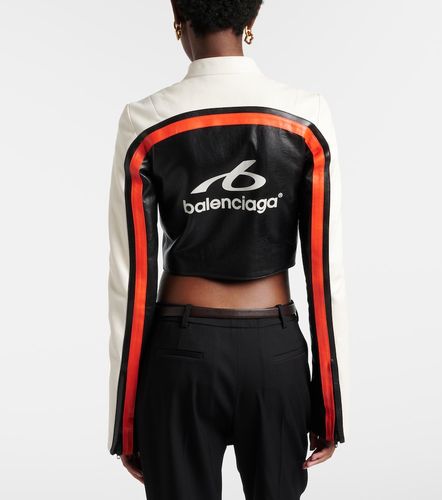 Balenciaga Leather biker jacket - Balenciaga - Modalova