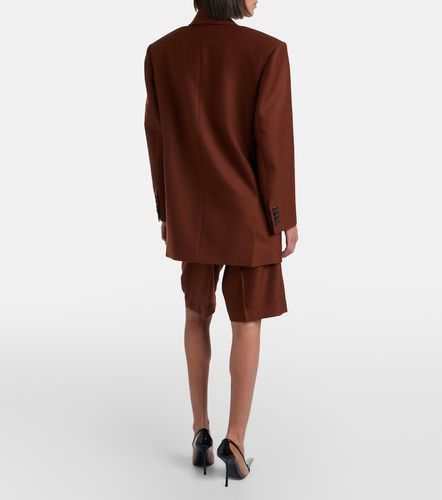 Bermudas de cachemir plisadas - Saint Laurent - Modalova
