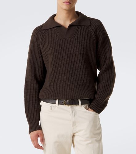 Pullover polo in lana e cashmere - Eleventy - Modalova