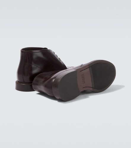Ankle Boots aus Leder - Brunello Cucinelli - Modalova