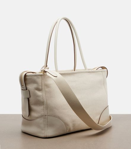 Prada Bolso Large de lona con piel - Prada - Modalova